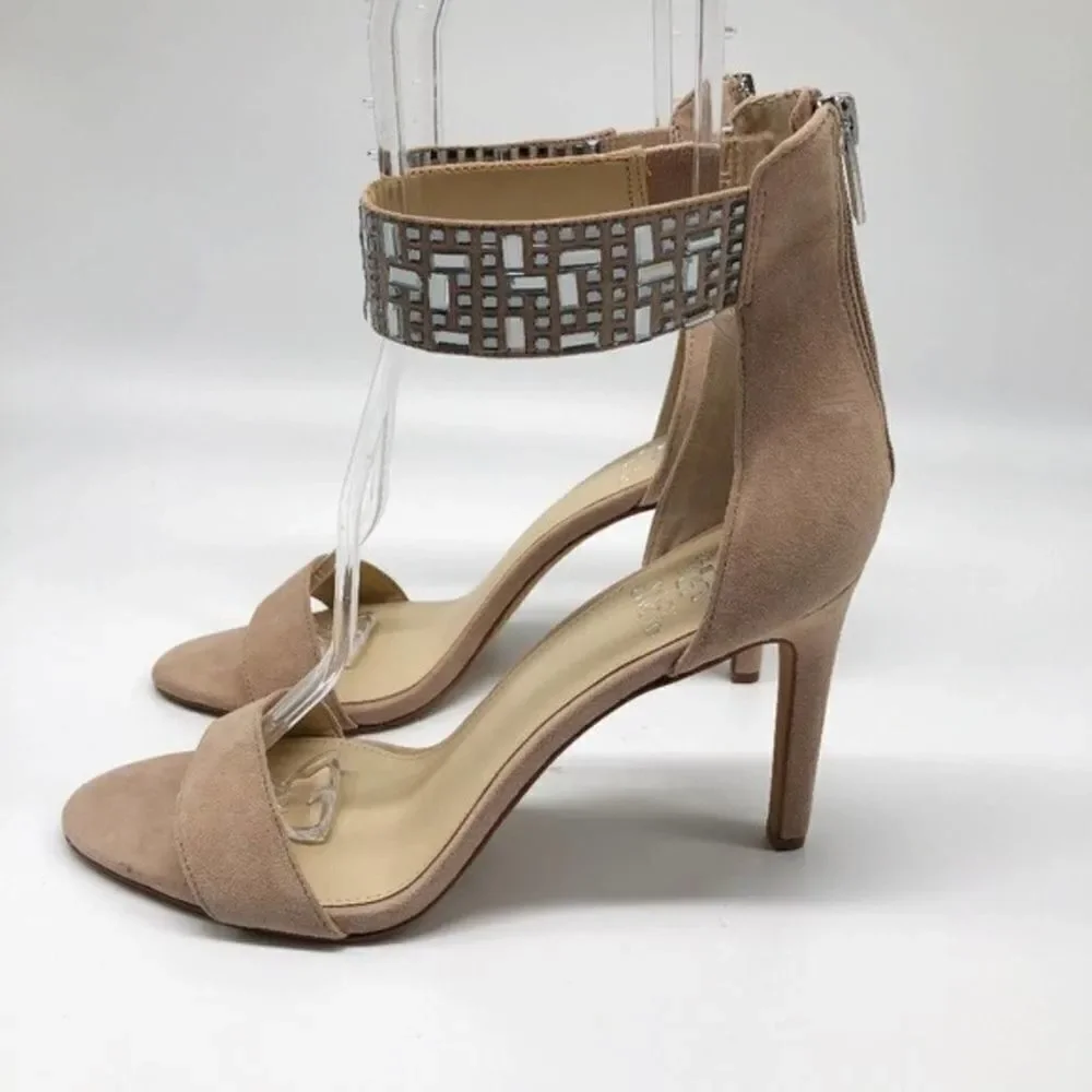 VINCE CAMUTO 'Kayolena' Leather Ankle Strap Heels